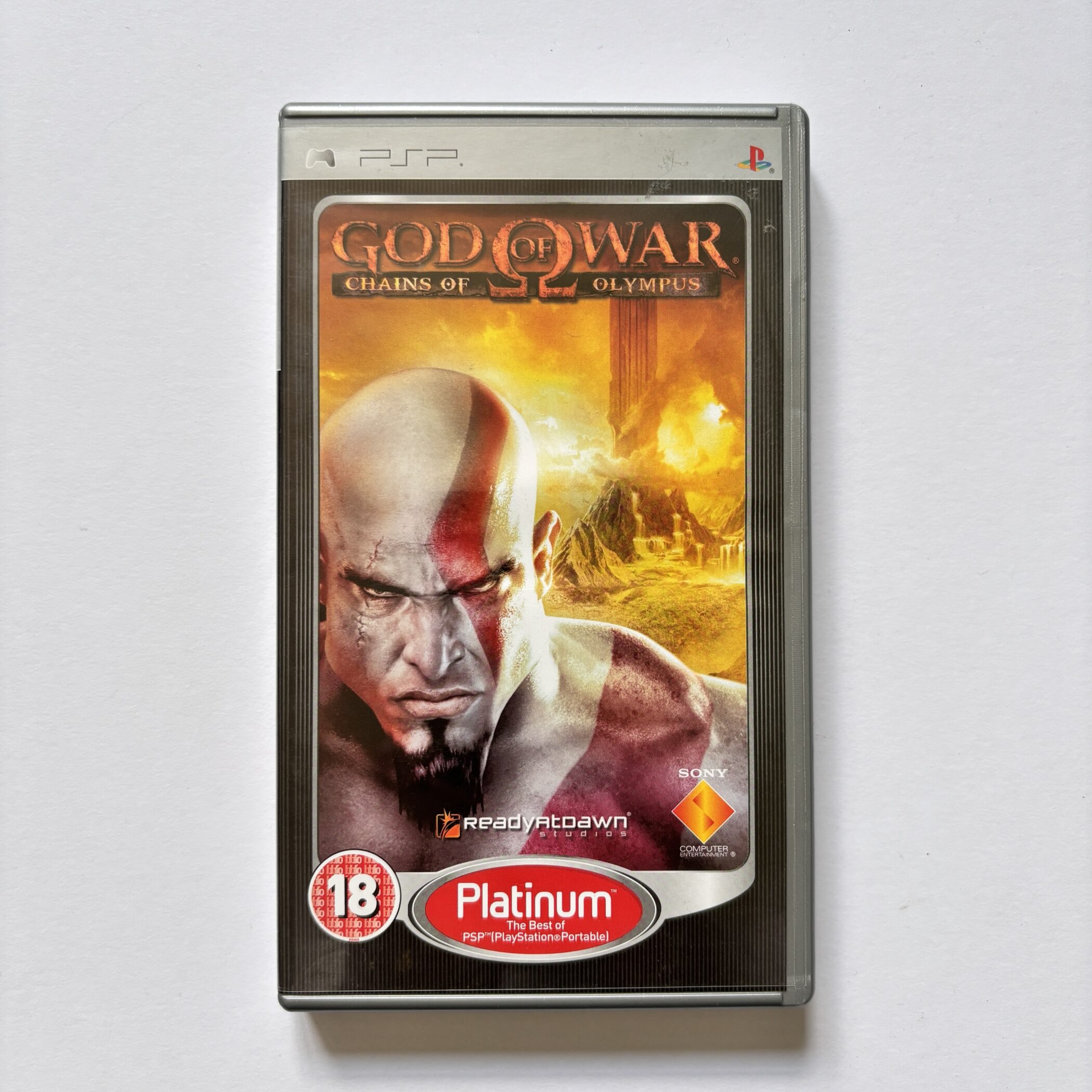 God of War: Chains of Olympus Platinum psp game