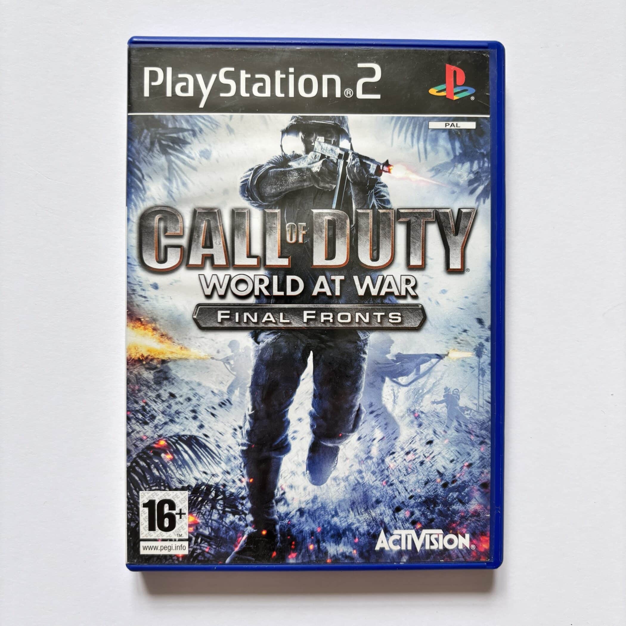 Call of duty world at war final fronts ps2 game