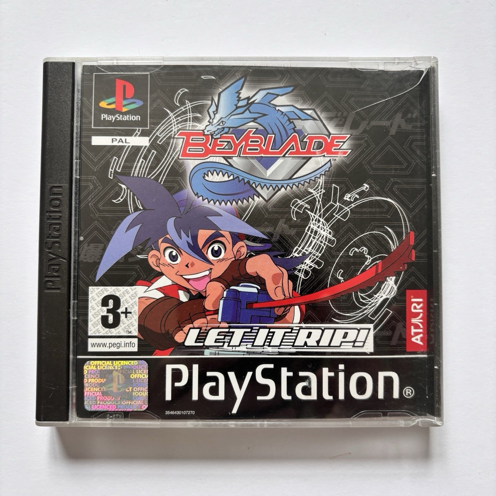 Beyblade: Let It Rip Game With Manual - PS1  Sony Playstation 1 Game