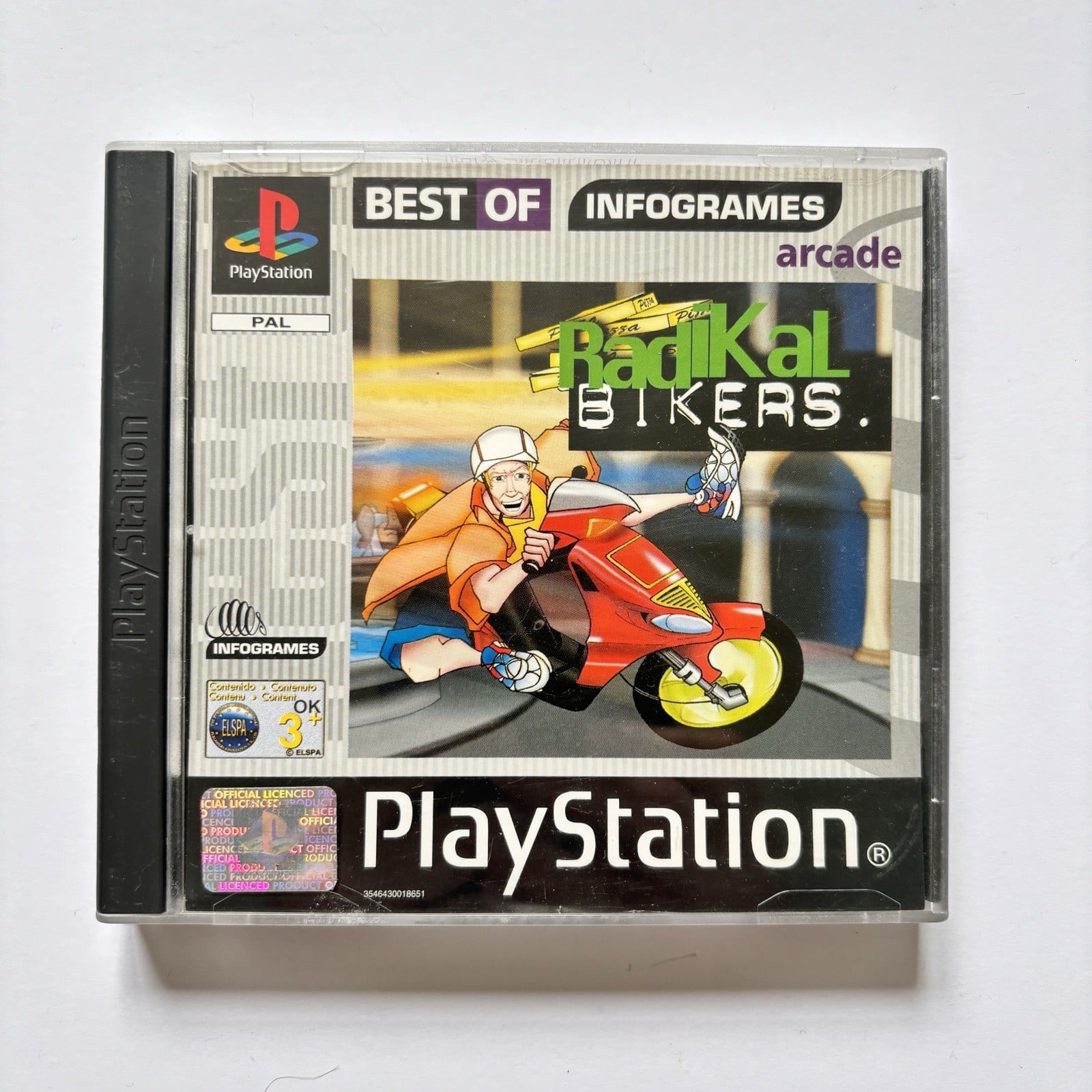 Radikal Bikers PlayStation 1 PS1 Sony Buone Condizioni