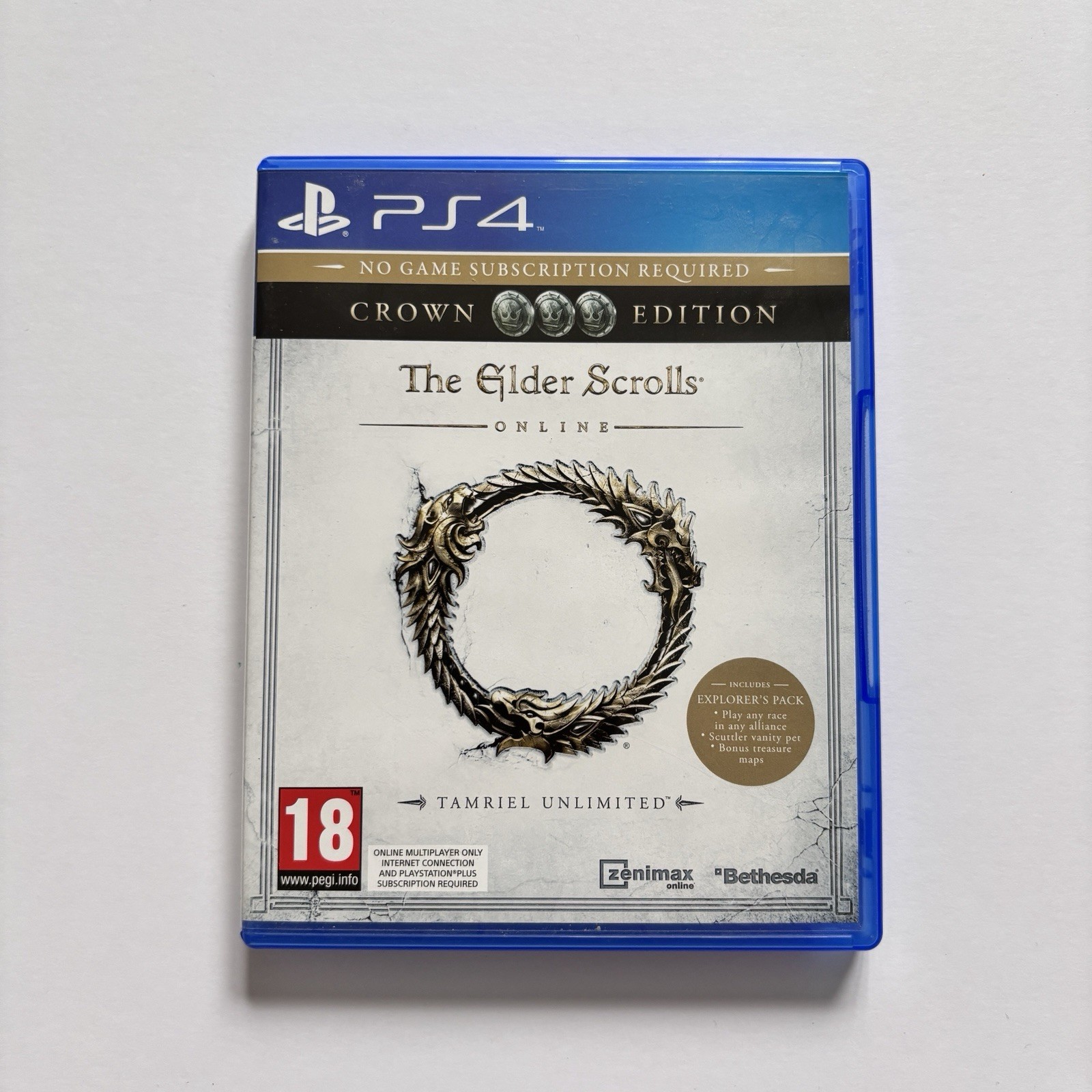The Elder Scrolls Crown Edition ( Sony PlayStation 4, PAL, Complete )