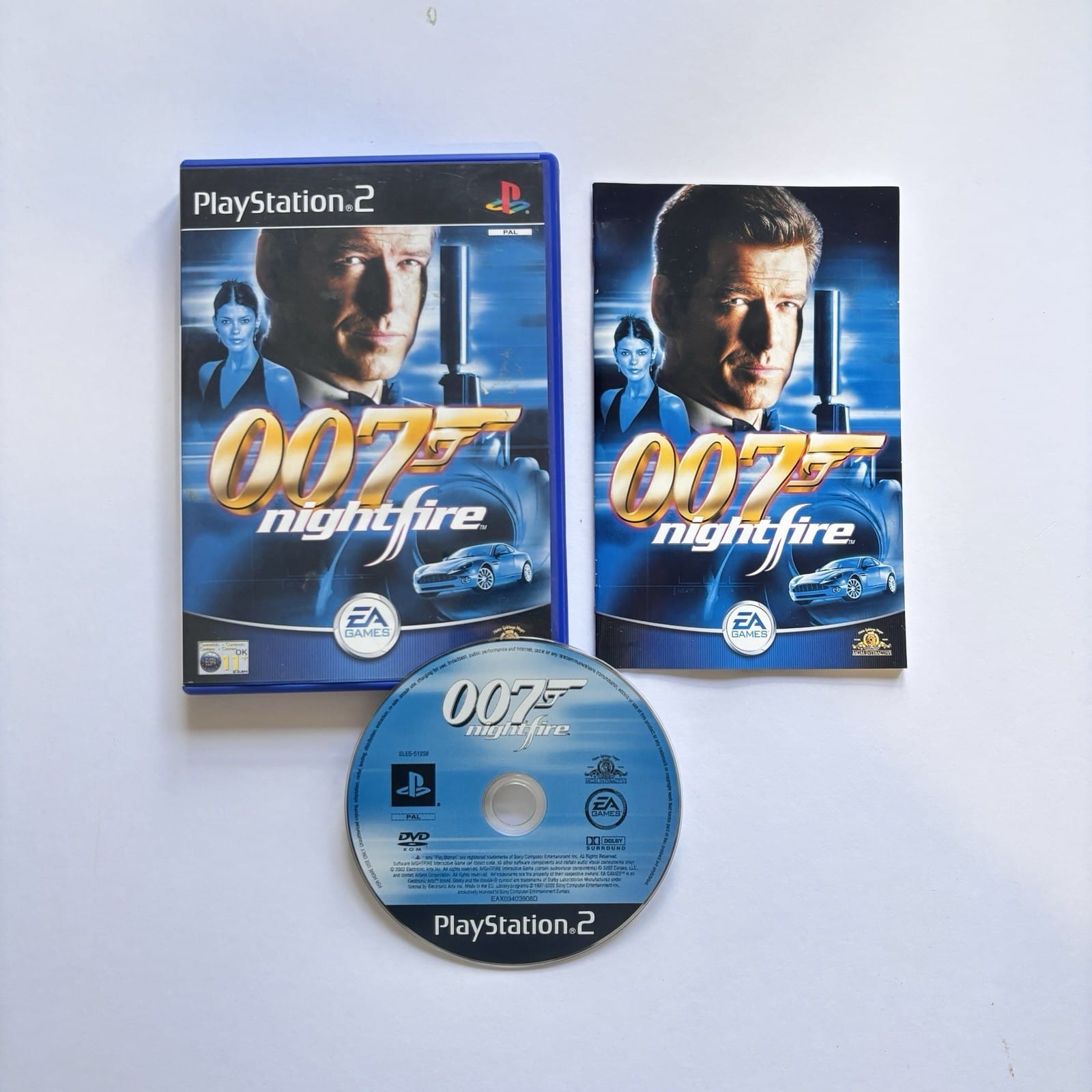 007: NightFire ( Sony Playstation 2, PS2, PAL, Complete )