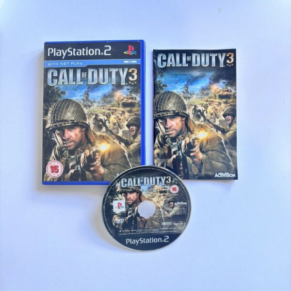 Call Of Duty 3 ( Sony Playstation 2, PAL, Complete )