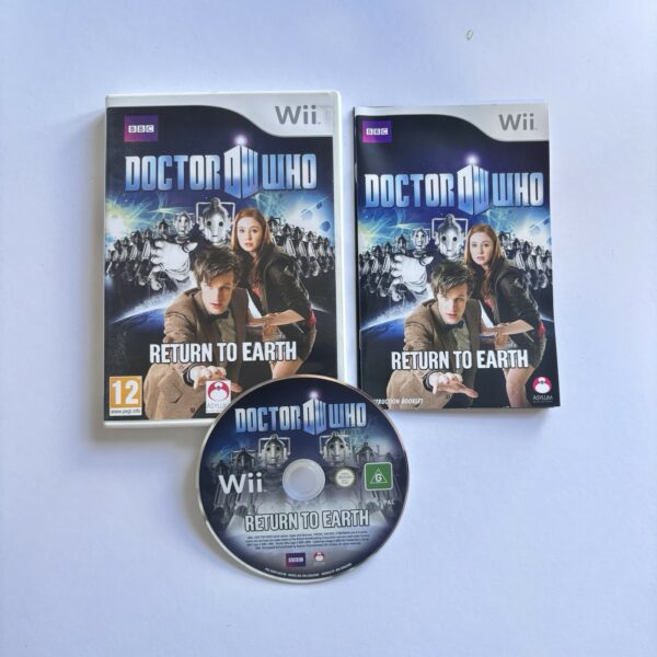 Doctor Who Return to Earth ( Nintendo Wii, PAL, Complete )
