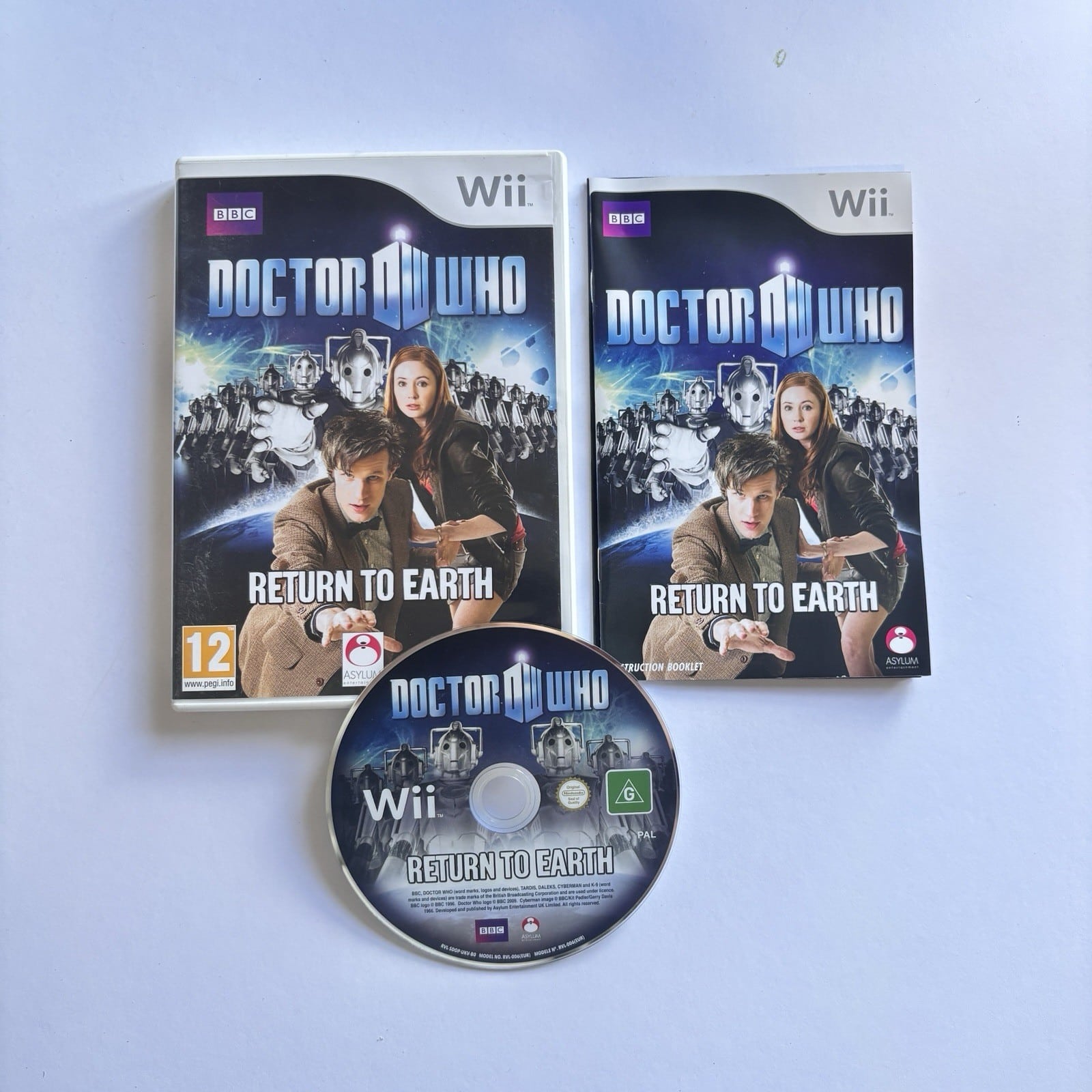 Doctor Who Return to Earth ( Nintendo Wii, PAL, Complete )