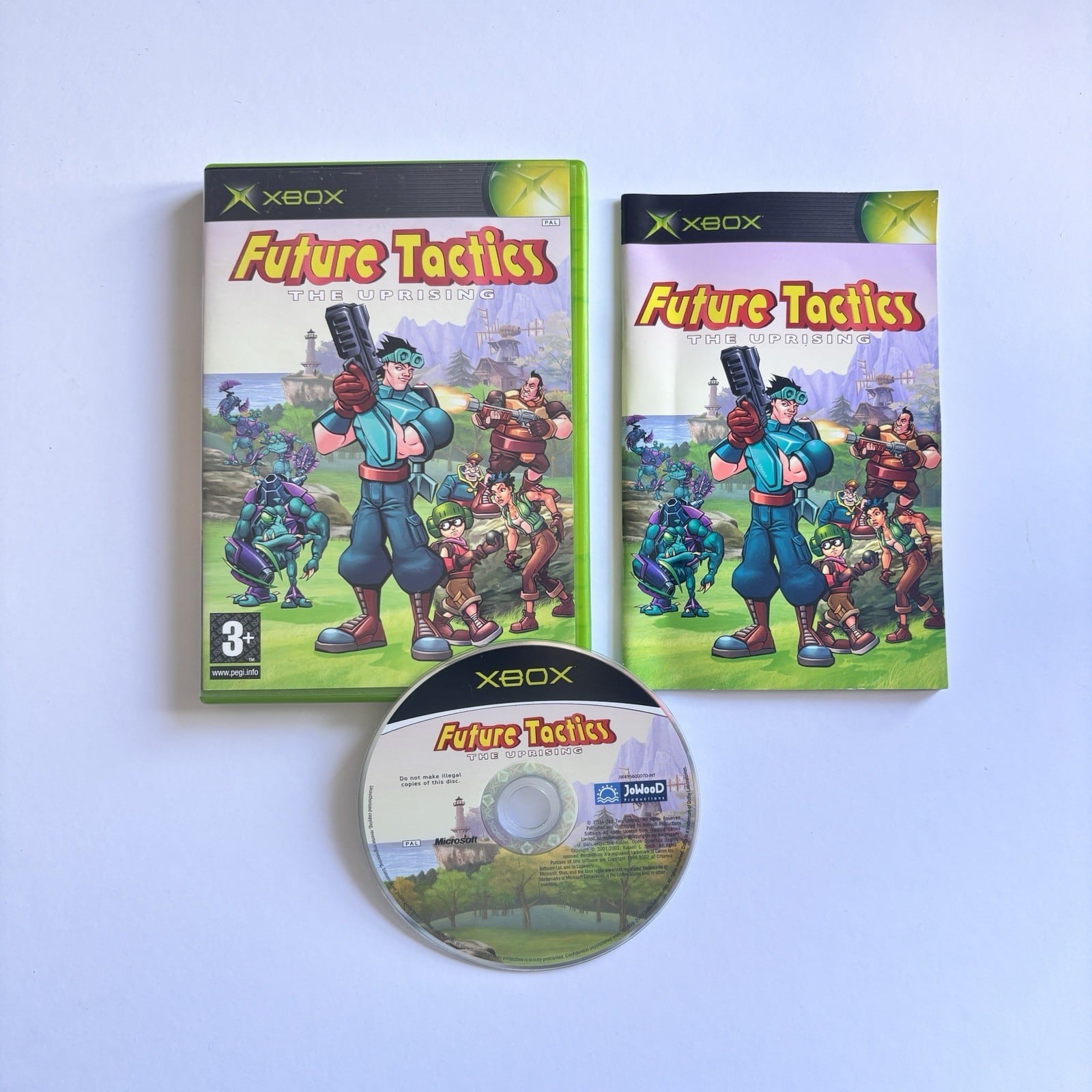 Future Tactics The Uprising ( Microsoft Xbox, PAL, Complete )
