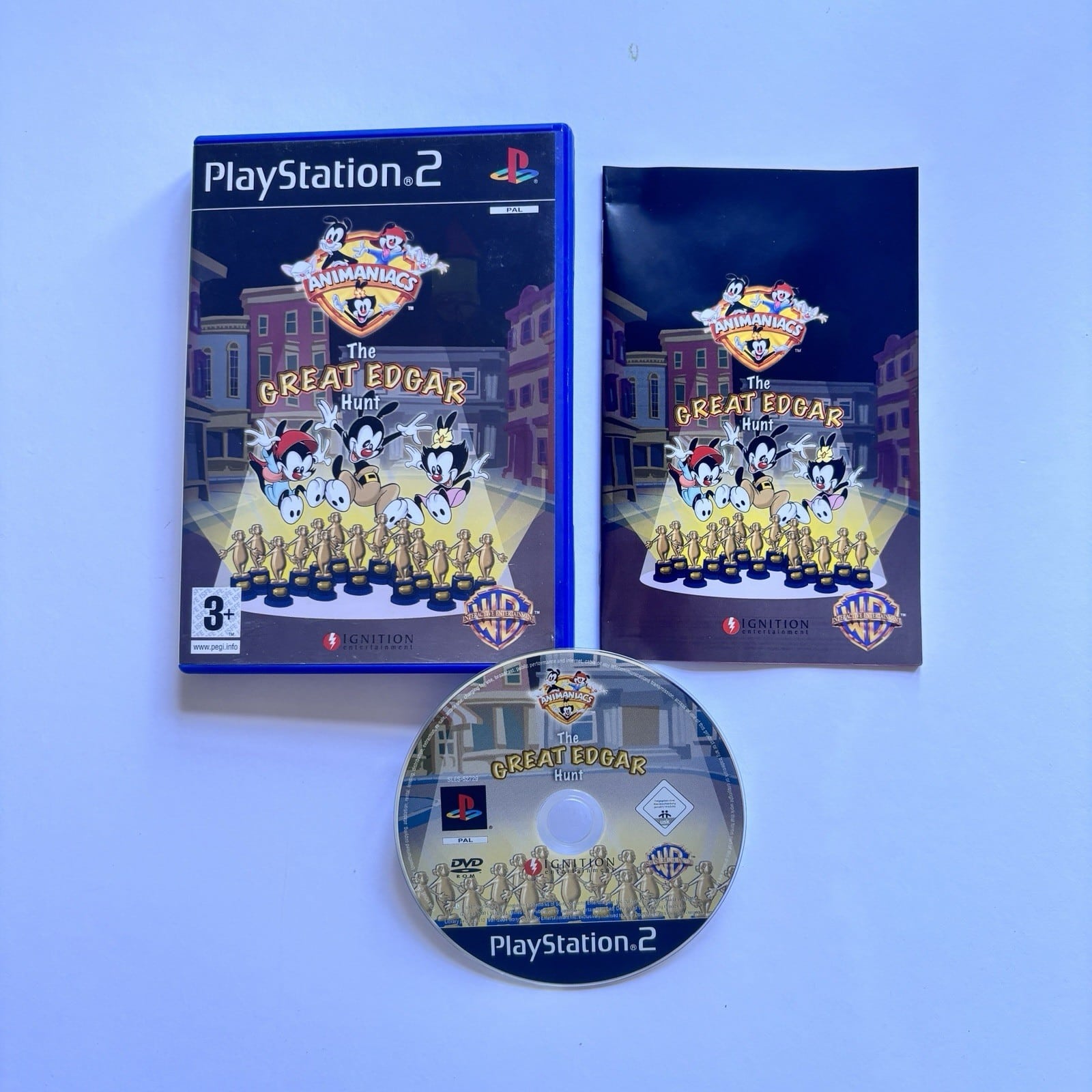 Animaniacs The Great Edgar Hunt ( Sony PlayStation 2, PAL, Complete )