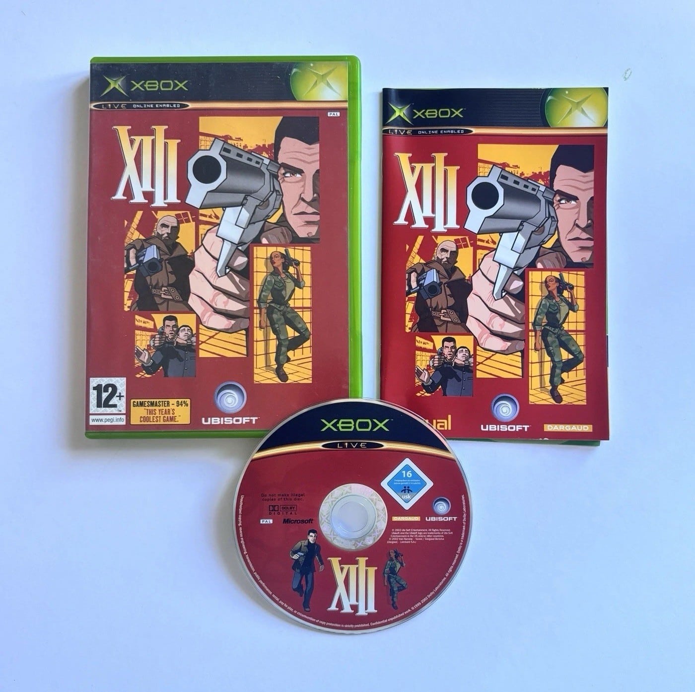 XIII ( Microsoft Xbox, PAL, Complete )