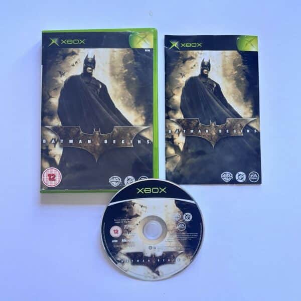 Batman Begins Original Xbox Video Game Manual PAL