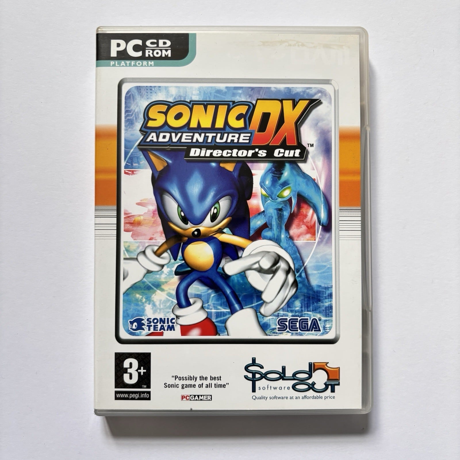 SONIC ADVENTURE DX Director's Cut Game PC CD-ROM 2 Discs