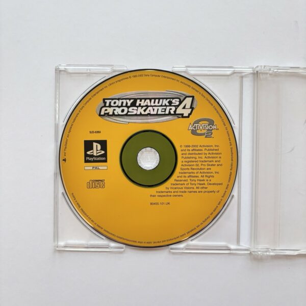 Tony Hawk’s Pro Skater 4 (Sony PlayStation 1, PS1, 2002) Disc Only Tested