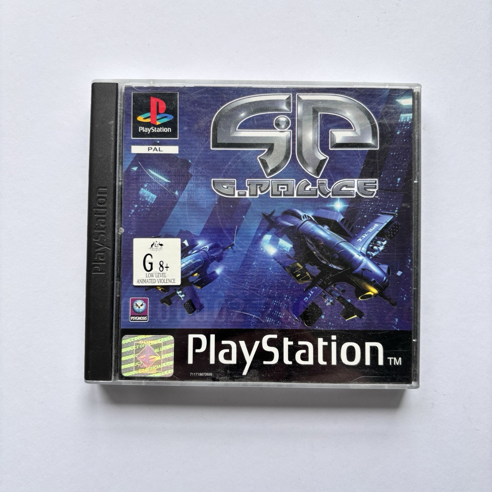 G-Police ( Sony PS1 Playstation, PS1, PAL, Black Label )