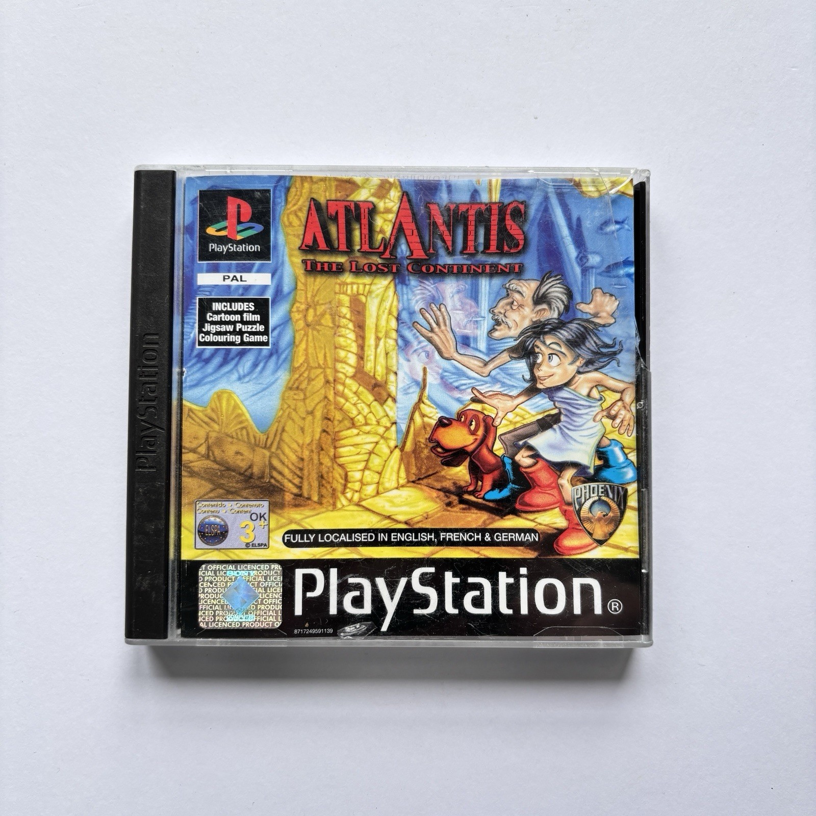 Atlantis: The Lost Continent ( Sony PlayStation 1, PAL, Complete )