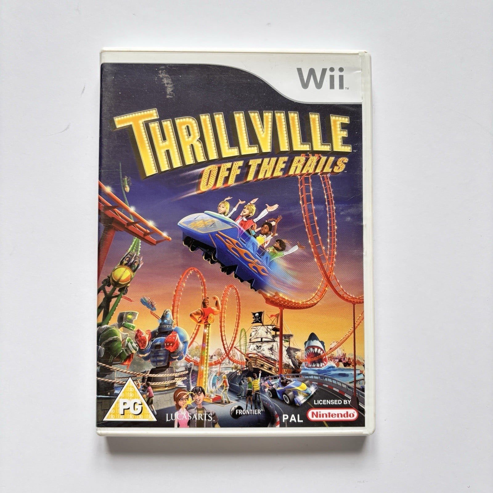 Thrillville: Off the Rails (Nintendo Wii, PAL, Complete)