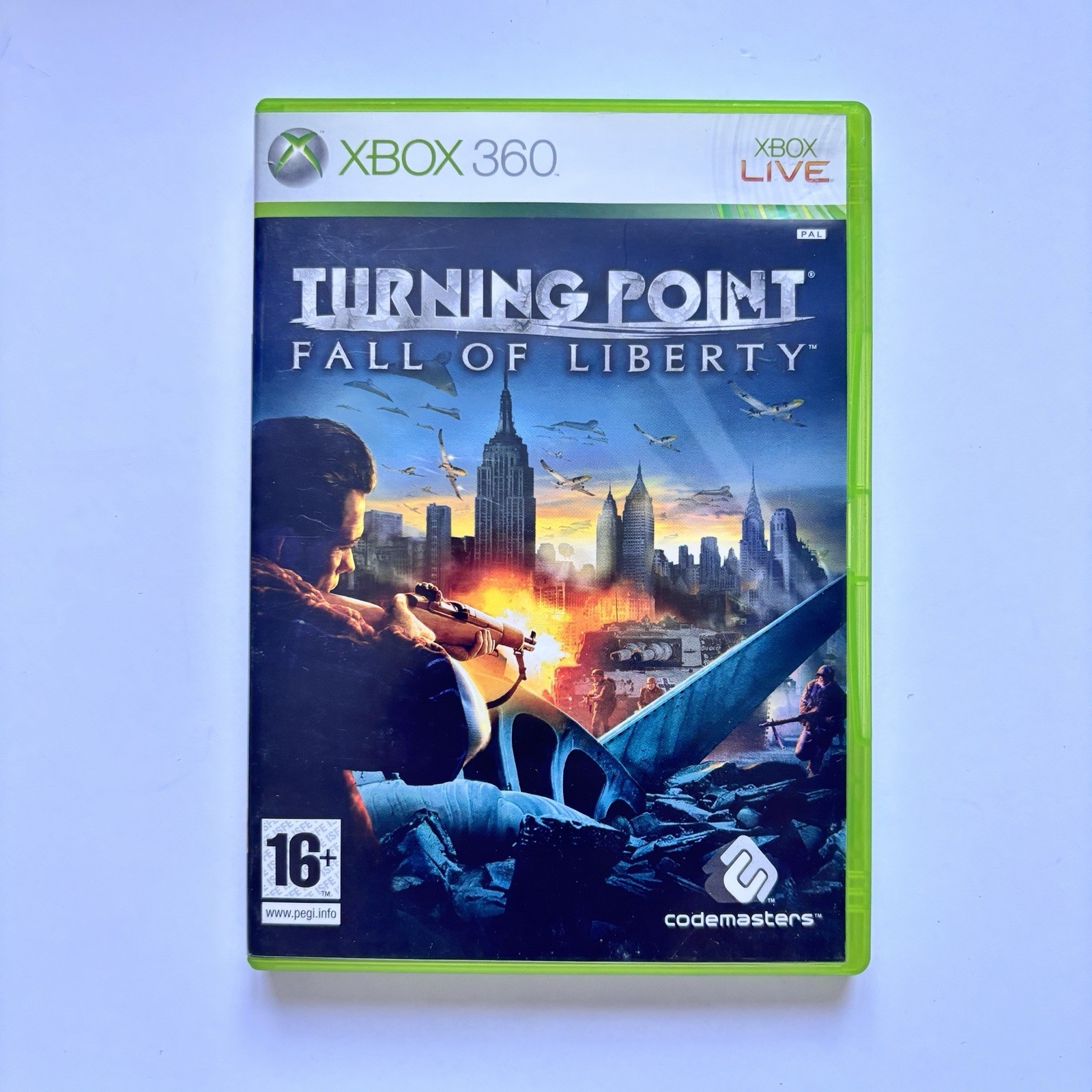 Turning Point: Fall of Liberty (Microsoft Xbox 360, PAL, Complete)