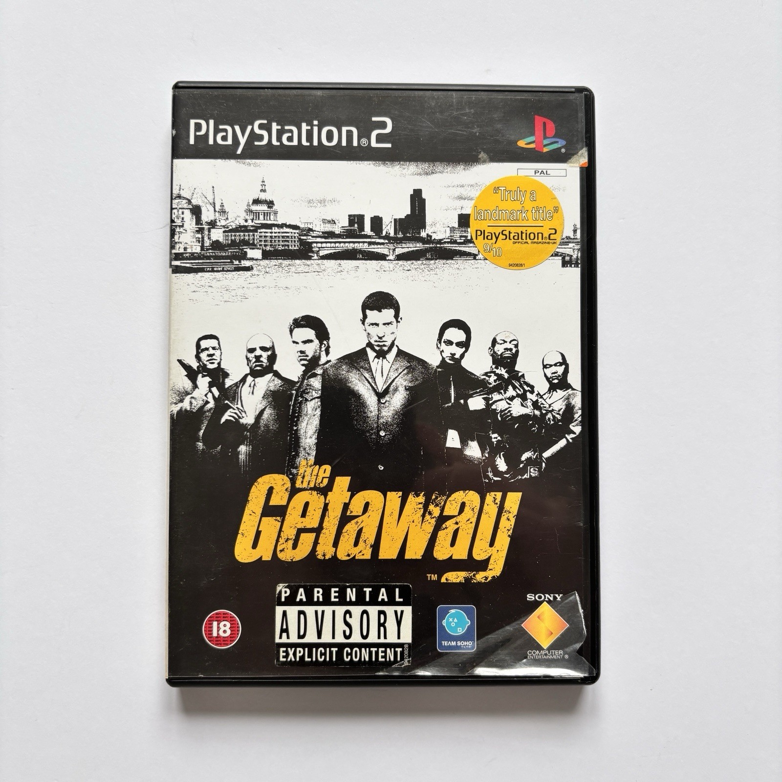 The Getaway (Sony PlayStation 2, PAL, Complete)
