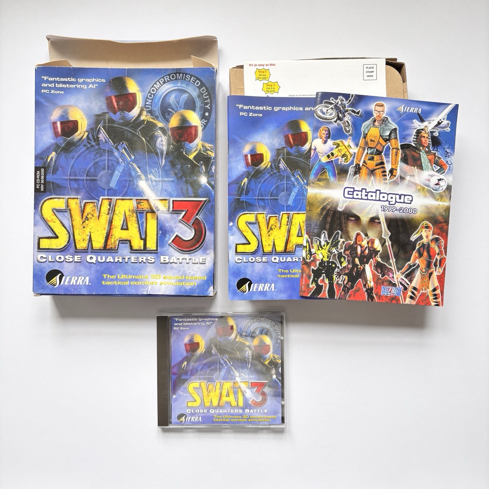 Swat 3 (2001) Windows Sierra Tactical Game Big Box PC Windows