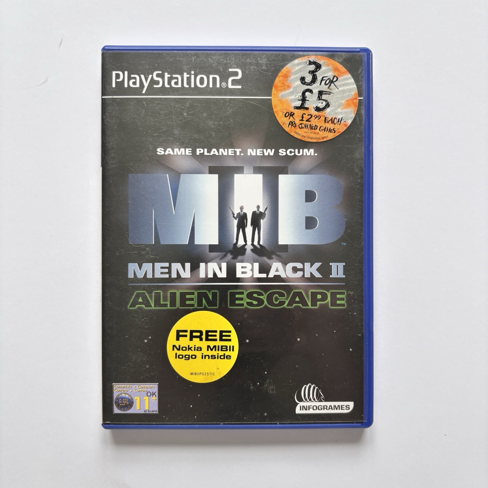 Men in Black 2: Alien Escape (Sony PlayStation 2, PAL)
